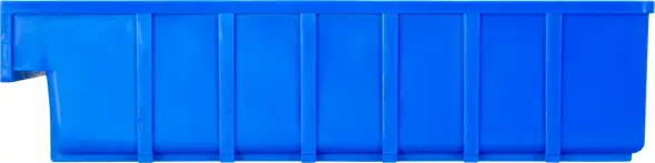 Контейнер полочный пластиковый, 400x185x100 мм, 7.4 л, синий [6003]