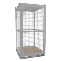 Клеть для 6-ти кислородных баллонов КДР-16 2160x1050x1100 мм Серый