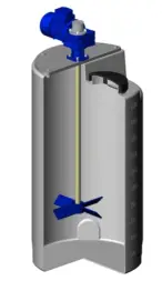 Емкость дозировочная 200 с лопастной мешалкой