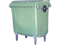 Мусорный контейнер с крышкой, 770л, зеленый