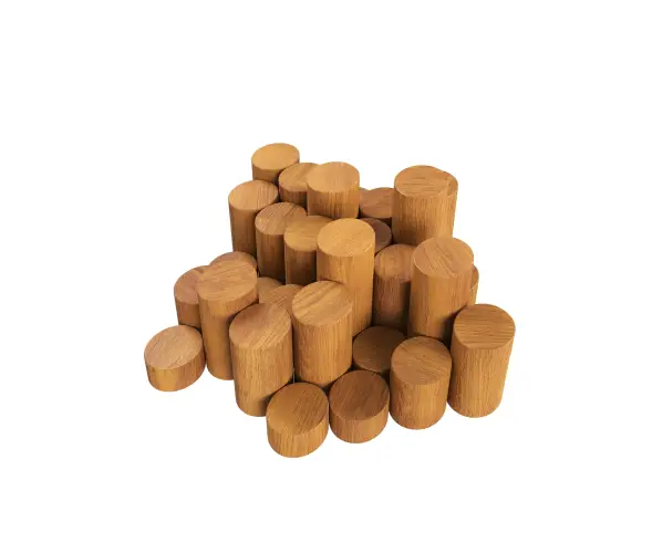 Пирамида из бревен HARDWOOD «Камызяк»