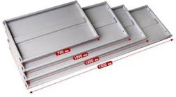 Полка для стеллажей окрашенная СТФ, 700x800 мм, RAL 7035 [КГ045819]