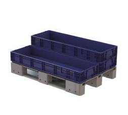 Евроконтейнер пластиковый R-KLT 12415, 1200х400х150 мм