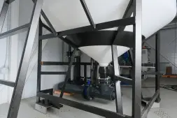 Емкость ЦКТ 3000 л с патрубком 160мм с фланцем под плотность до 1,5 г/см³ белая