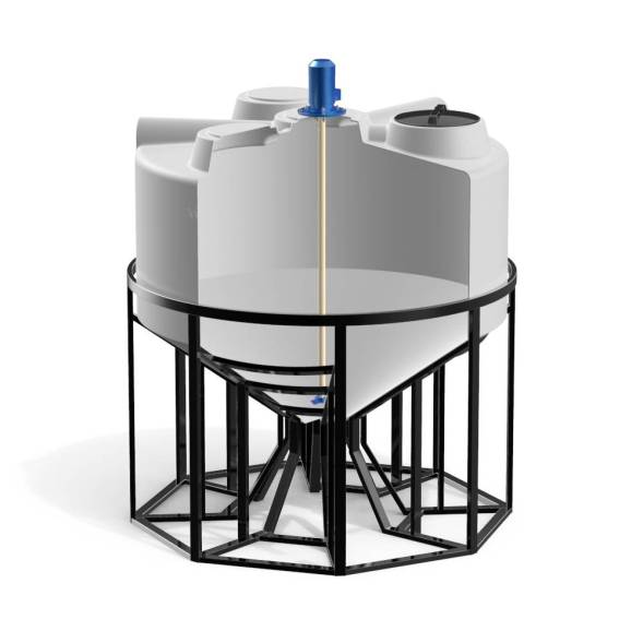 Емкость KV 3000 литров с пропеллерной мешалкой