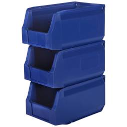 Складской лоток для метизов, мелочей и деталей Logic Store®, 350х225х150 мм, синий [12.403]