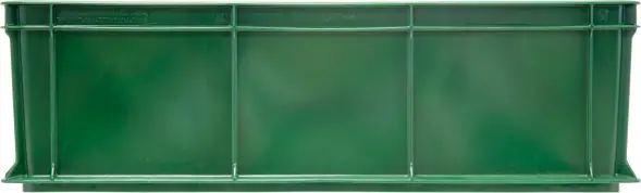 Ящик пластиковый сплошной, 600×400×180 мм, 35 л, синий [706.03.01]