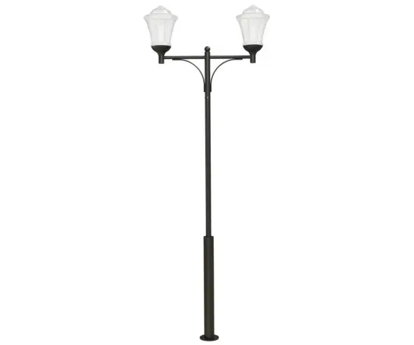 Стальной фонарный столб Монреаль 2 мод. 14 4,48 м