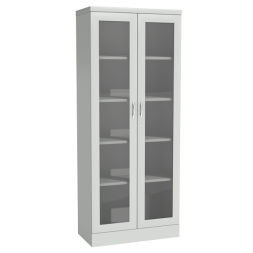 Офисный архивный шкаф со стеклянными дверцами [9269]
