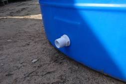 Отвод пластиковый с заглушкой 1&quot;