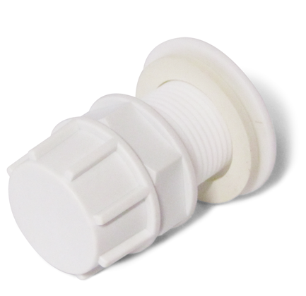 Отвод пластиковый с заглушкой 1&quot;