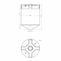 Бункер 5000л Усиленный