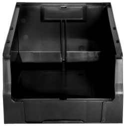 Складской лоток для метизов, мелочей и деталей Logic Store®, 350х225х200 мм, черный [12.404]