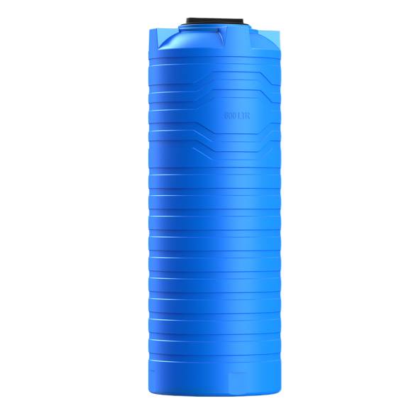 Емкость пластиковая цилиндрическая вертикальная, 600 л, синий [TN600S13]