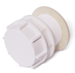 Отвод пластиковый с заглушкой 1 1/2&quot;