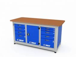 Верстак ДВК с 3 тумбами COMBAT 3415.1830