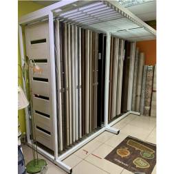 Экспозитор для межкомнатных дверей 800 мм выдвижной на 10, 15, 20 позиций