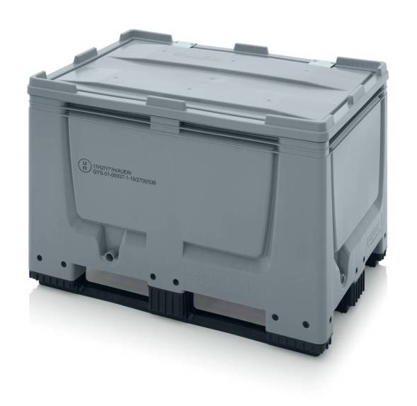 Контейнер Bigbox с крышкой на шарнире UN BBG 1208K SA 120 x 80 x 79 см