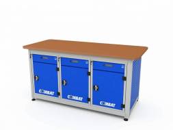 Верстак ДВК с 3 тумбами COMBAT 3222.1830