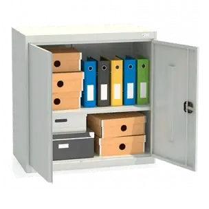 Шкаф архивный ШХА/2-900(40) 930x910x400 мм Светло-серый