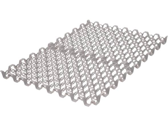 Решетка пластиковая для заморозки и разморозки, 1200х800х50 мм, серый [TS 1208]