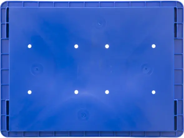 Евроконтейнер пластиковый перфорированный RL-KLT VDA 4280, 396x297x280 мм, 24,1 л, голубой