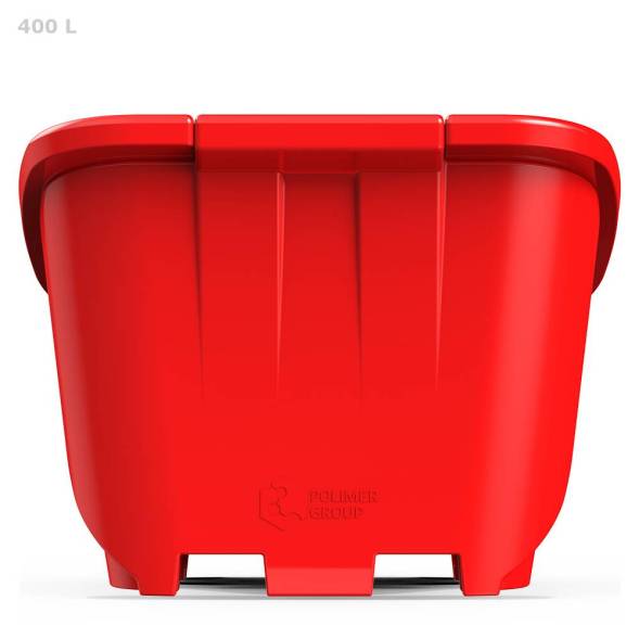 Ящик для соли, реагентов 400 литров PREMIUM, красный