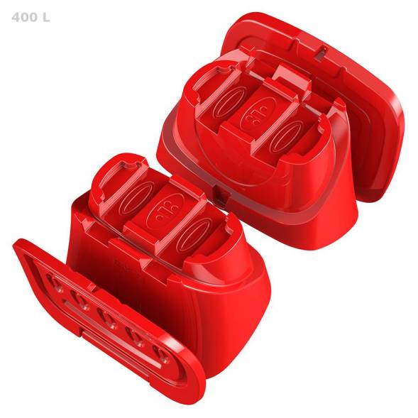 Ящик для соли, реагентов 400 литров PREMIUM, красный