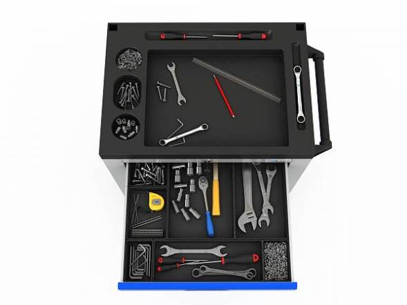 Тумба инструментальная ДВК LOGITEX 07 XS.2.3