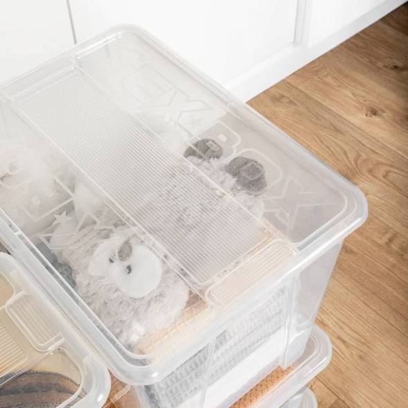 Ящик универсальный TEX-BOX 28л, бесцветный