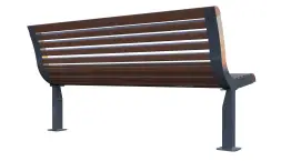 Скамейка стальная «Времена года»