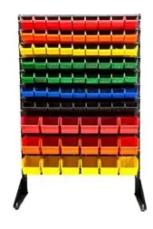 Стеллаж с пластиковыми ящиками 1501-0/7/3 CH-Kombo