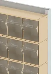 Стойка бежевая настенная Стелла-техник 402-00-00-06-B