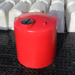 Емкость пластиковая для хранения удобрений (КАС/ЖКУ) ЭКОПРОМ TOR, 10000л, красный [4014.10000.101.000]