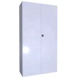 Шкаф для противогазов ХПГ-36 с дверьми 1730x920x380 мм Светло-серый