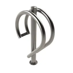 Велопарковка «Два вопроса» стальная без стойки