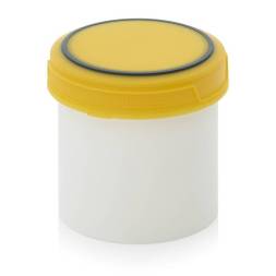 Банка 0,65 л без внутренней крышки, оранжевая