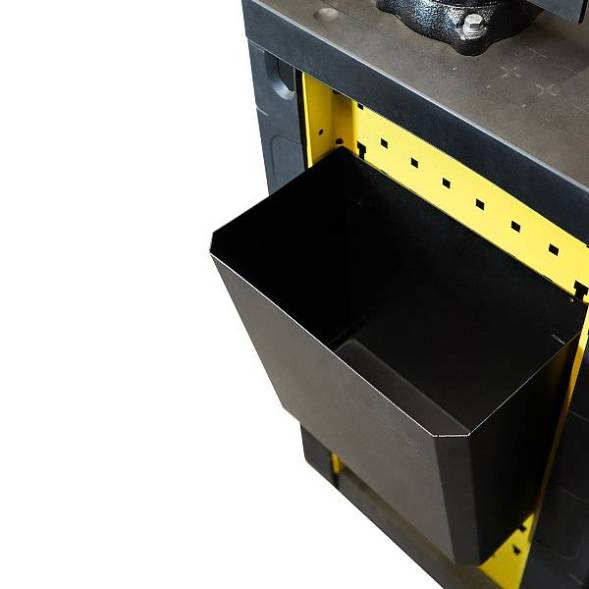 Лоток стальной навесной для тележки инструментальной (300х180х300 мм) BERGER