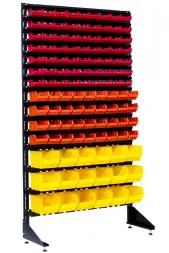 Стеллаж с пластиковыми ящиками 1801-7/4/3 Kombo